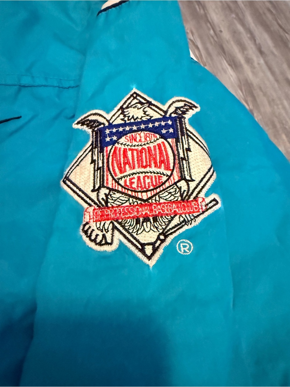 STARTER Vintage 90’s Marlins Men’s Windbreaker Jacket Fair condition Size XL - Picture 4 of 8